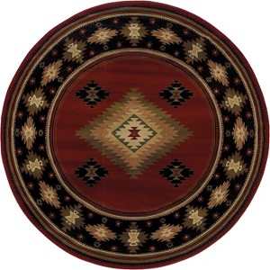 Oriental Weavers Hudson 087K1 Red RUG 7'8" - 1 of 1