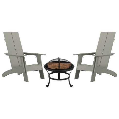 Modern outdoor best sale fire pit chairs