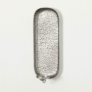 20.25"H Sullivans Embossed Silver Wall Sconce - 1 of 3