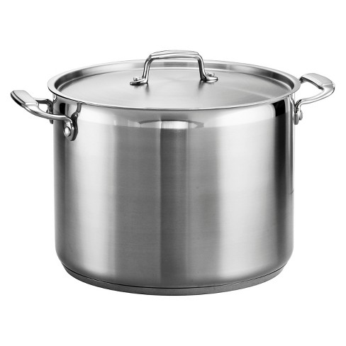 16qt Stainless Steel Stock Pot Silver - Figmint™ : Target