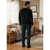 ADR Men's Soft Plush Fleece Pajama Pants, Warm Long Lounge Bottoms - 2 of 3
