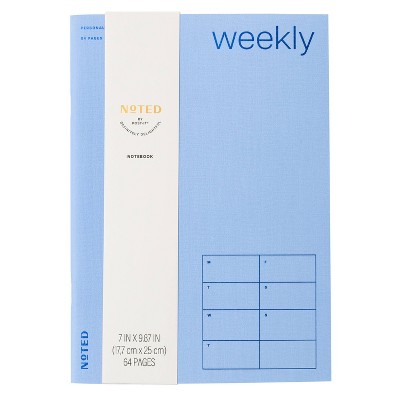 Noted by Post-it Undated Weekly Planner Notebook