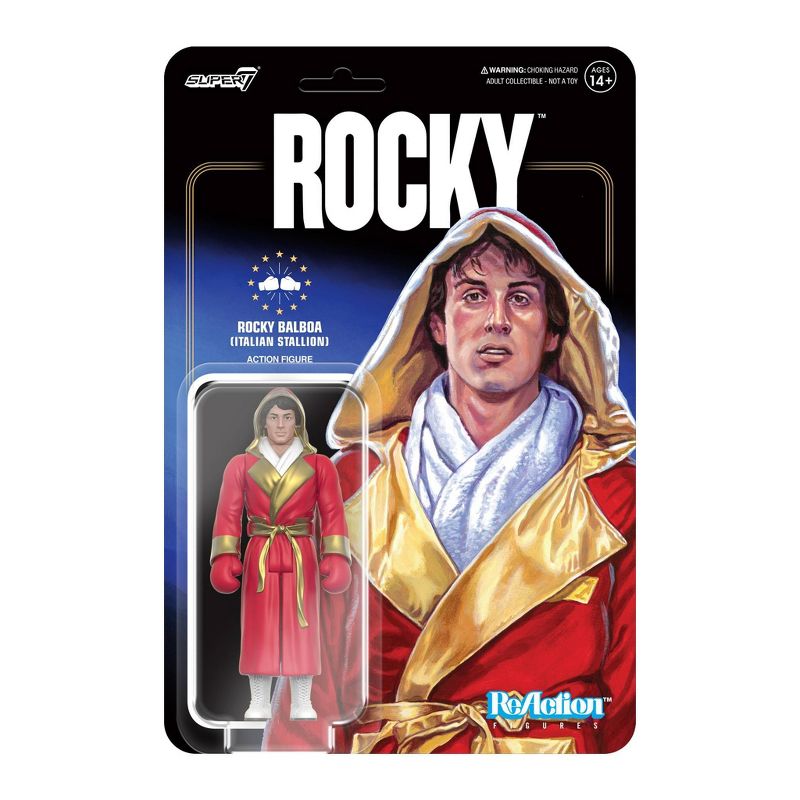 Super 7 ReAction Rocky Movie: Rocky Balboa Italian Stallion Collectible Figure, 2 of 4