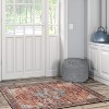 HomeStock Washable Carter Rust/Ivory 3x5, Traditional, Machine Woven with Printed Designs - 2 of 4
