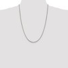 Black Bow Jewelry 2.5mm Sterling Silver Solid Popcorn Mesh Chain Necklace - 3 of 4