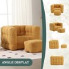 MOONMISS Square bean bag chairs with a footstool and high-density sponge-filled chair for the living room, bedroom and reception room - 4 of 4