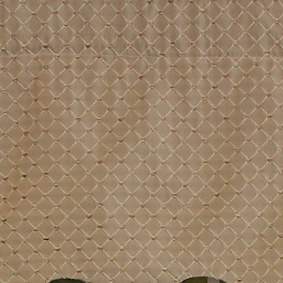 Ecru Cotton Blend Scalloped Rod Pocket Window Valance