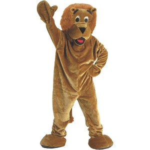 Dress Up America Lion Mascot Costume for Adults - One Size Fits Most - 1 of 1