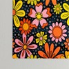 Doodle By Meg Groovy Flowers In Navy Poster - Society6 - 3 of 3