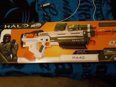 NERF GUN Halo MA40 Assault Rifle! 