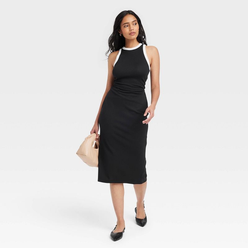 Women's Pencil Skirt - A New Day™ Black, 4 of 7