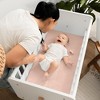Muslin Fitted Bassinet Crib Sheet, Extra Soft 100% Muslin Cotton Bassinet Sheets by Comfy Cubs - 2 of 4