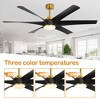 Airsurfer 65" Windmill Ceiling Fan with Dimmable Color-Changing LED, 6 ABS Blades, Reversible DC Motor & Remote - 4 of 4