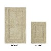 Lux Premium 100% Cotton Tufted Solid Reversible 2 PC Bath Rug Set – Ultra-Soft, Water-Absorbent, Durable, Machine Washable Bathroom Rug - 2 of 4
