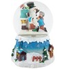 Northlight Children Building Snowman Musical Christmas Snow Globe - 5.75" - 3 of 4