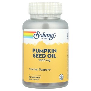 Solaray Pumpkin Seed Oil, 1,000 mg, 90 Softgels - 1 of 4