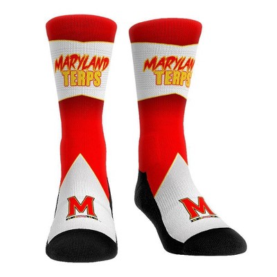 NCAA Maryland Terrapins Adult Battle Call Crew Socks - L/XL
