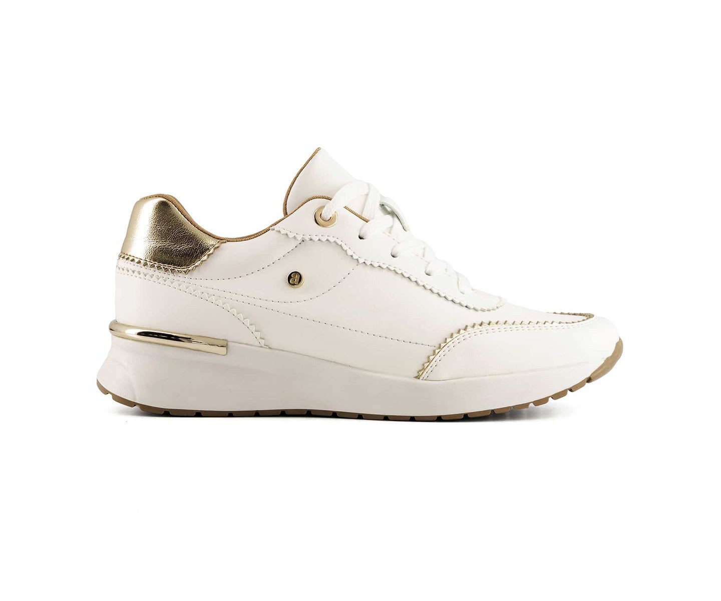 Женские кроссовки Andrea Casual Sneakers 65221, цвет: Белый — фото 1