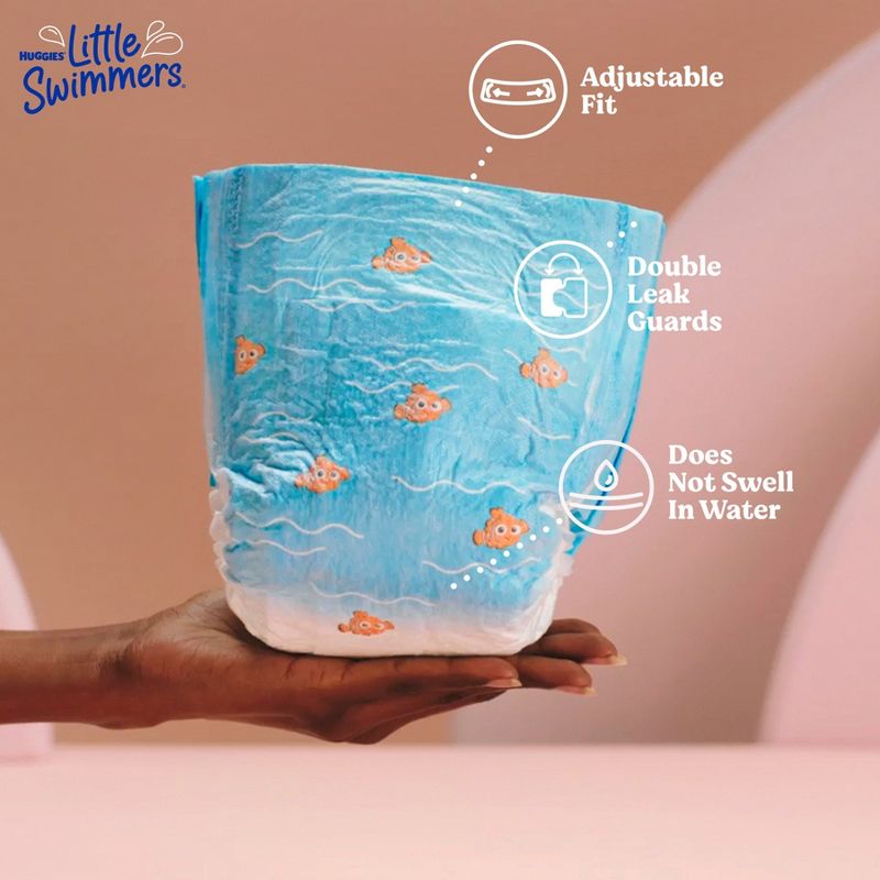 Huggies Little Swimmers Baby Swim Disposable Diapers – (Select Size and Count), 5 of 13