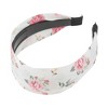 Unique Bargains Fresh Flowers Wide Headband White 1 Pc - 4 of 4