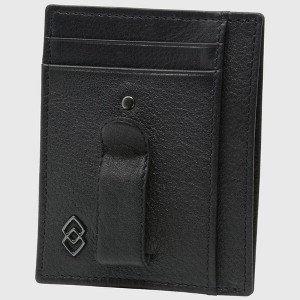 Alpine Swiss Double Diamond Mens RFID Money Clip Front Pocket Wallet - 1 of 4