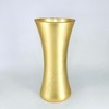 Slickblue Wide Flared Glass Vase, Hand Gilded Curved Design, Handmade Centerpiece for Home Décor, Color & Size Options - 3 of 4
