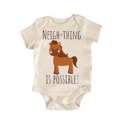 Horse Equestrian - Baby Boy Girl Clothes Infant Onesie® Funny Cute Newborn GS1