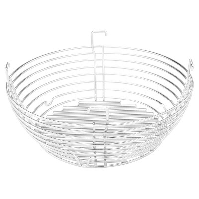 Kamado Joe Versatile 304 Stainless Steel Rustproof Charcoal Sifting Basket Outside Grill Accessory for 18" Cooking Surfaces