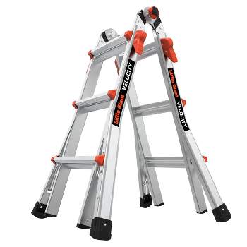Little Giant Ladder Systems Model 13 300lb ANSI Type IA rated Aluminum Ladder Gray
