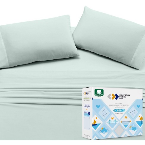 Silver Sage Twin Xl Sheet Set 100, Extra Long Twin Bed Sheets Target