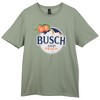 Mens Busch Light Peach Logo Green Colorway T-Shirt - 2 of 4
