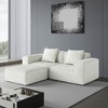 KWPZQEB Cloud Sectional Couch, Chenille Tofu Block Sofa, Upholstered Couches with Armrest & Deep Seat, Compressed Sofa for Living Room, Bedroom - 2 of 4