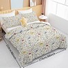 Wikineon 3 Pieces Mushroom Decoration Comforter Set Soft Bedding Set For Home Bedroom Decor Twin Full Queen King Size - 2 of 4