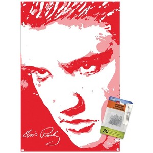 Trends International Elvis Presley - Red Unframed Wall Poster Prints - 1 of 4