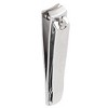 Unique Bargains Metal Curved Edge Fingernail Toenail Cutter Built-in Filer Clipper Pedicure Tool 1 Pc - 4 of 4