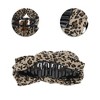 Unique Bargains Elegant Leopard Print Fashion Bow Hair Clips Yellow Brown 1 Pc - 3 of 4