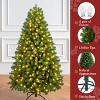 Joyfy 6FT Pre-Lit Artificial Christmas Tree, Hinged Pine Tree ,320 LED Warm White Lights, 10 Lighting Modes, 859 PVC Branch for Holiday Home Decor - 4 of 4