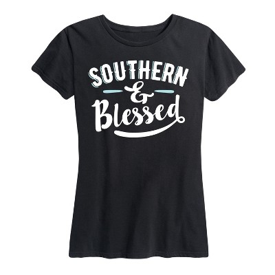 Women's - Country Casuals - Southern And Blessed Short Sleeve Graphic T-Shirt