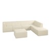130.32" Modern Minimalist Corduroy L-Shape Modular Sectional Sofa, No Assembly Needed, 7-piece Free Combination Sofa - 4 of 4