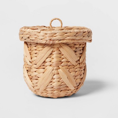 Medium Woven Chevron Canister Natural - Threshold™
