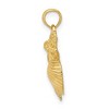 Black Bow Jewelry 14k Yellow Gold Shell Cluster Pendant - 2 of 4