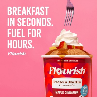 Flourish Protein Muffin Cup Maple Cinnamon
