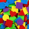Juvale 1000 Pieces Felt Shapes, Heart, Star, and Geometric Designs, Felt Ornaments for Craft Projects, Assorted Colors - 4 of 4