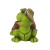 Alpine Corporation Turtle Pot: Terracotta Garden Decor, No Drainage, Freestanding 6"x8"x7" - 2 of 3