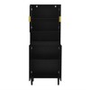 63" Tall Kitchen Pantry Cabinet, Buffet Cupboard Cabinet with Glass Doors, Freestanding Food Pantry Cabinet for Kitchen Living Room and Bathroom - 3 of 4