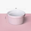 Ramekins Set, 8-Piece 8 Oz Ceramic Porcelain Cups - Oven & Dishwasher Safe for Baking Creme Brulee, Souffle - 4 of 4