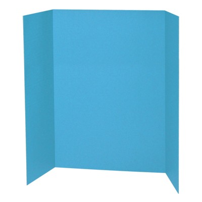 Pacon Presentation Board, Sky Blue, Single Wall, 48" x 36", 1 Board