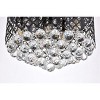 Elegant Lighting Tully 6 lights pendant in black - 4 of 4