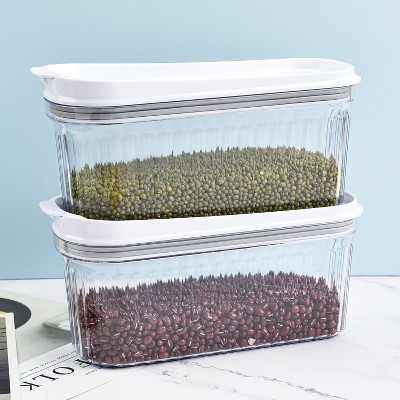 SharpChef 2PK Airtight Cereal Dispenser Food Storage Container with locking lid, Leakproof, Kitchen Pantry Organization and Storage, BPA-Free, 51 oz — фото 2