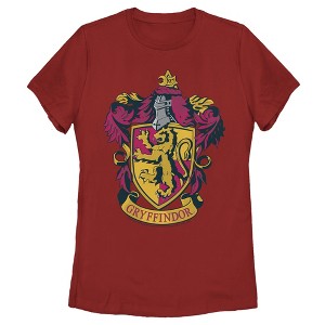 Women's Harry Potter Gryffindor Ornate Crest T-Shirt - 1 of 4